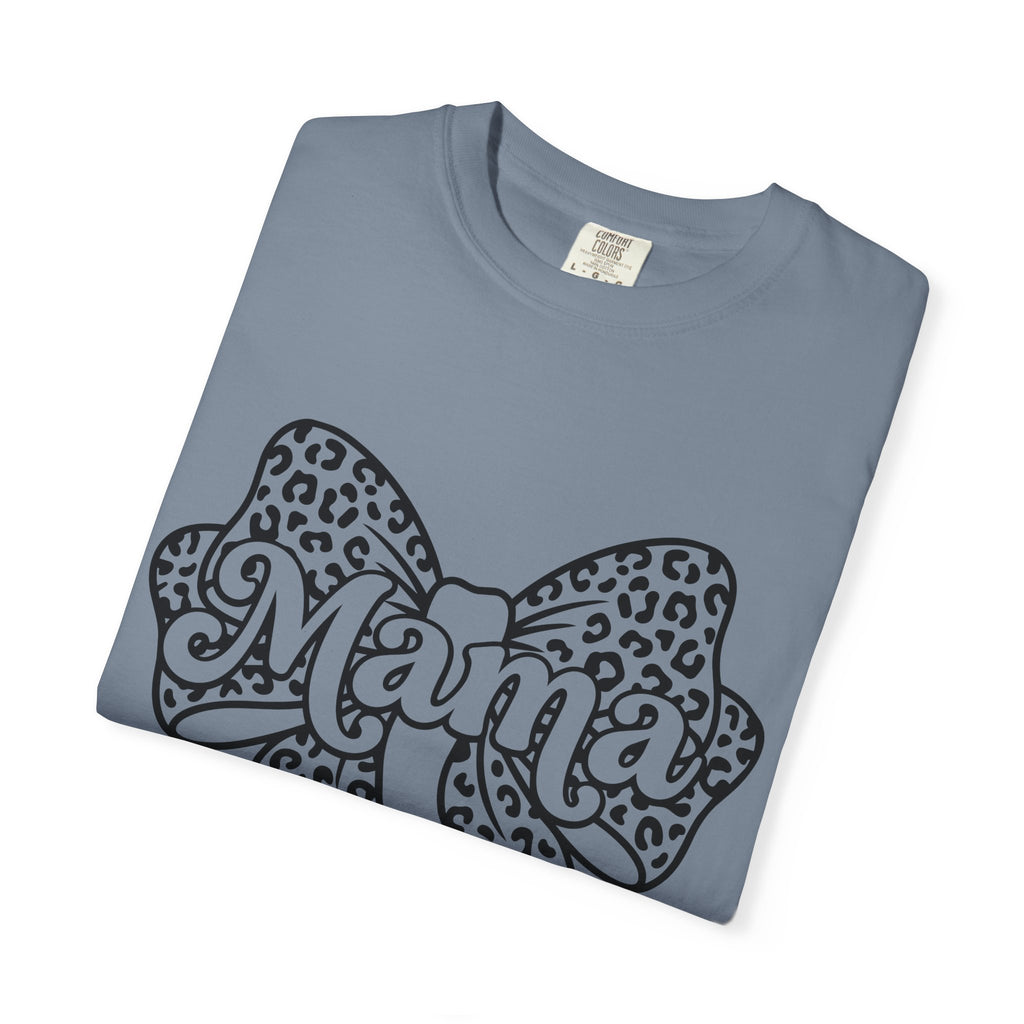 Mama Leopard Bow T-Shirt