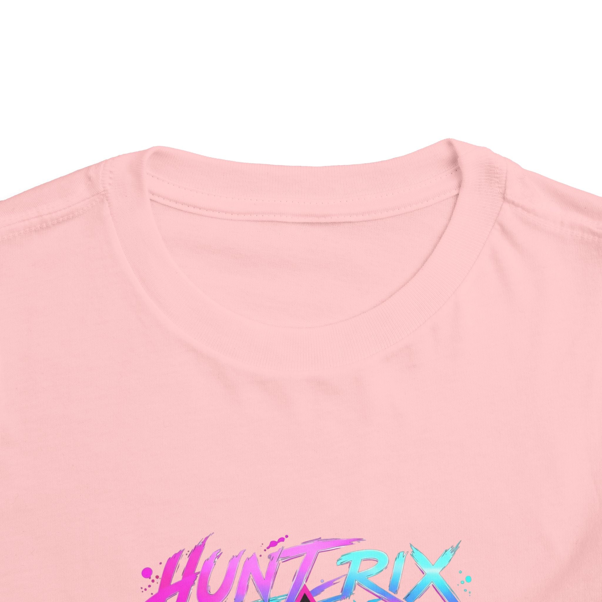 Toddler Tee — 'Huntrix' Neon Anime Girl Squad Graphic