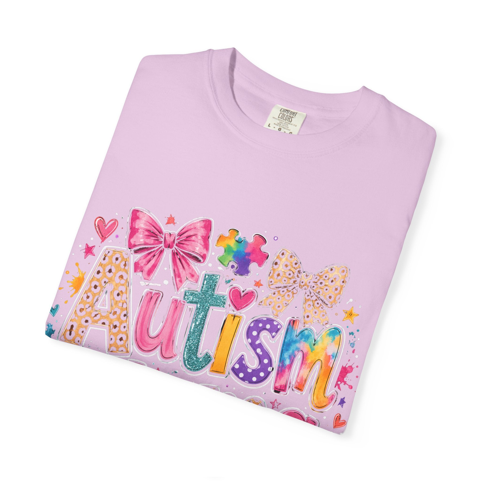 Autism Mama T-Shirt — Colorful Puzzle Heart Mom Tee for Autism Awareness
