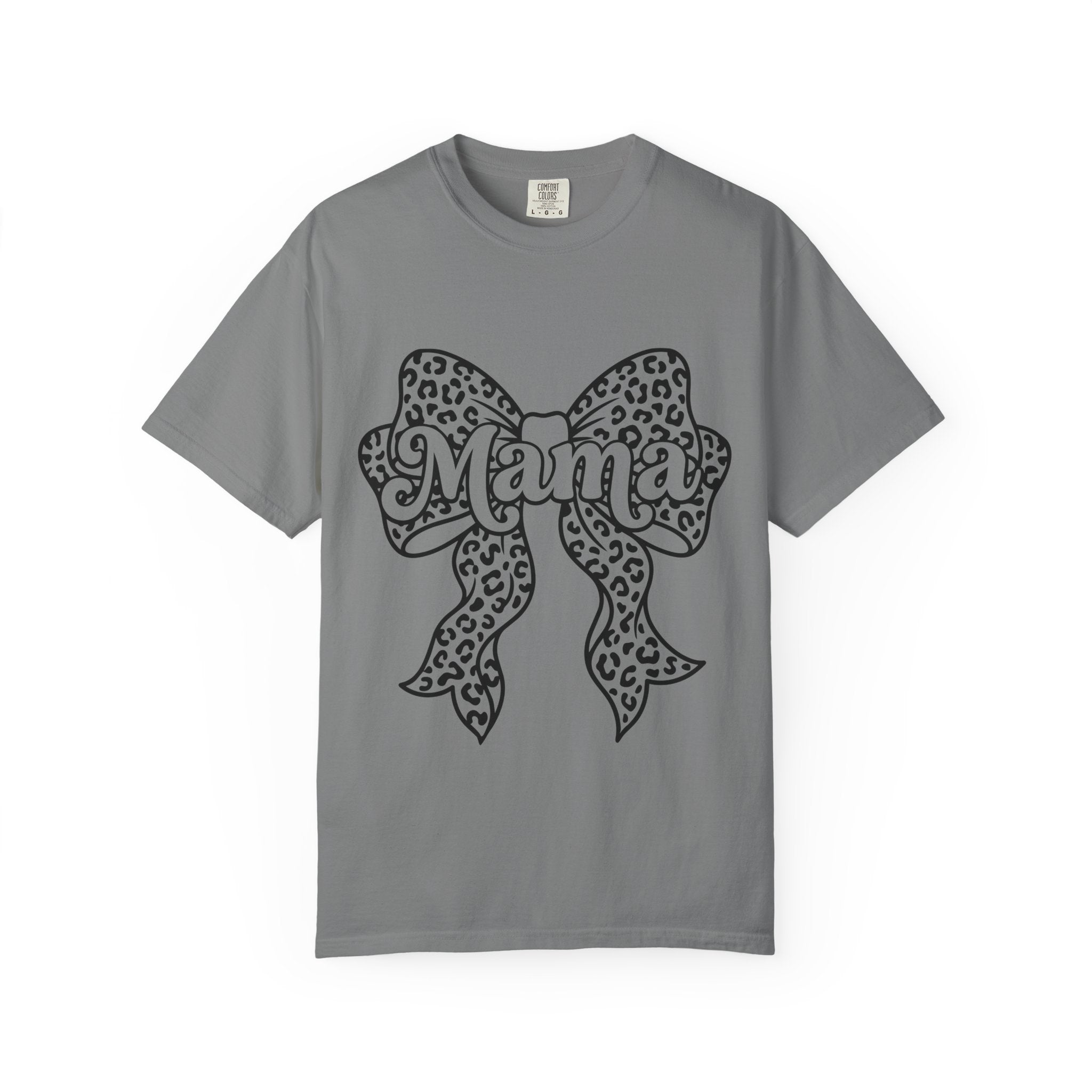 Mama Leopard Bow T-Shirt