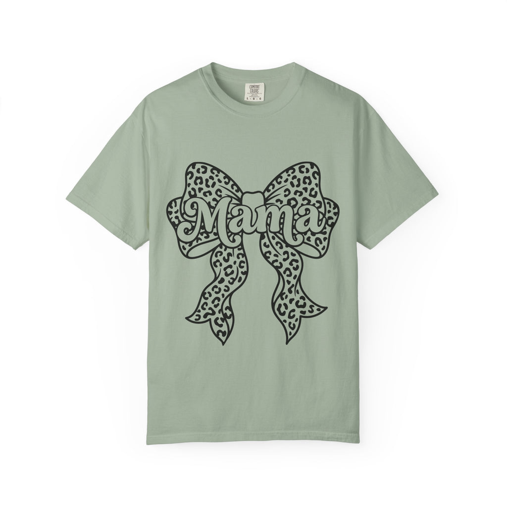 Mama Leopard Bow T-Shirt