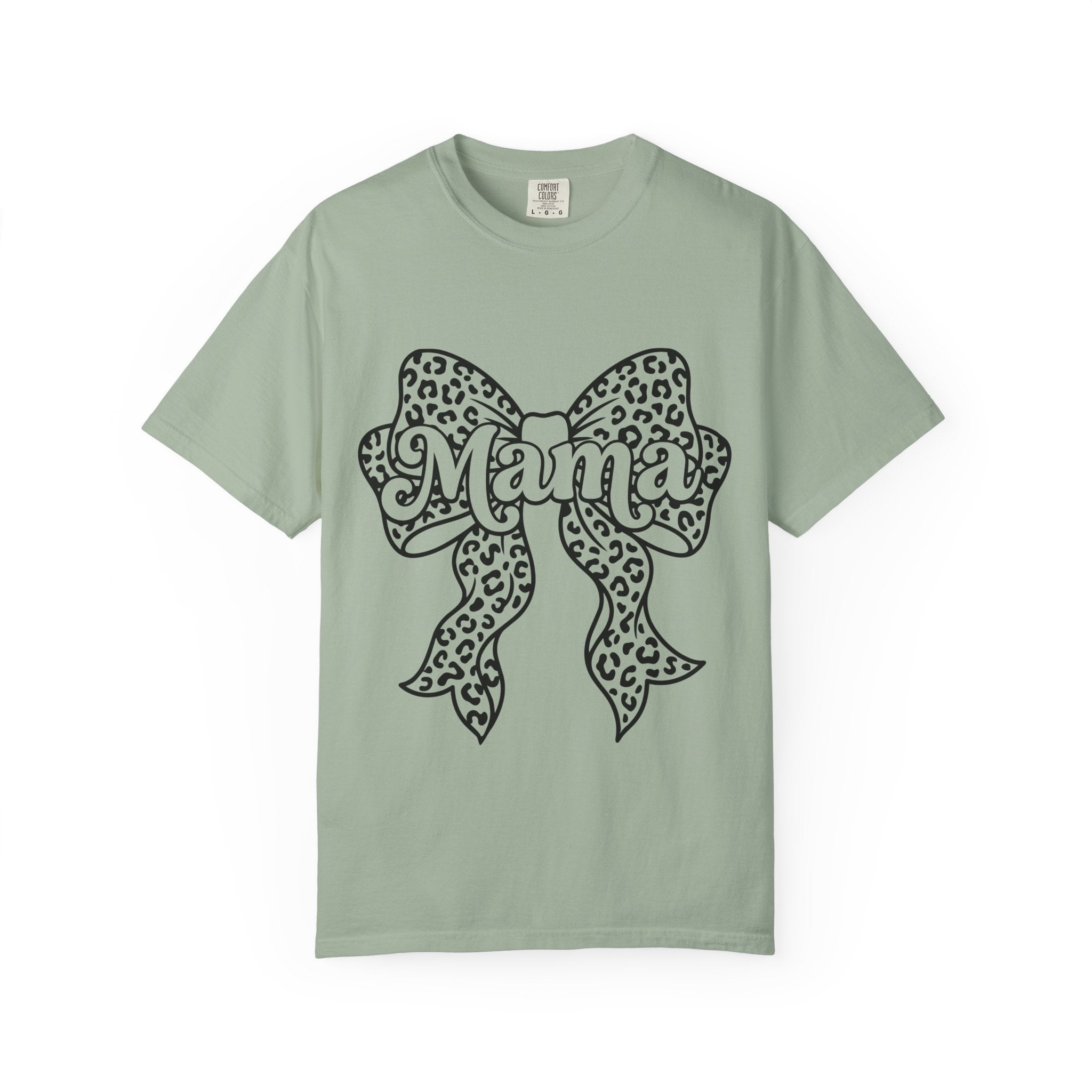 Mama Leopard Bow T-Shirt