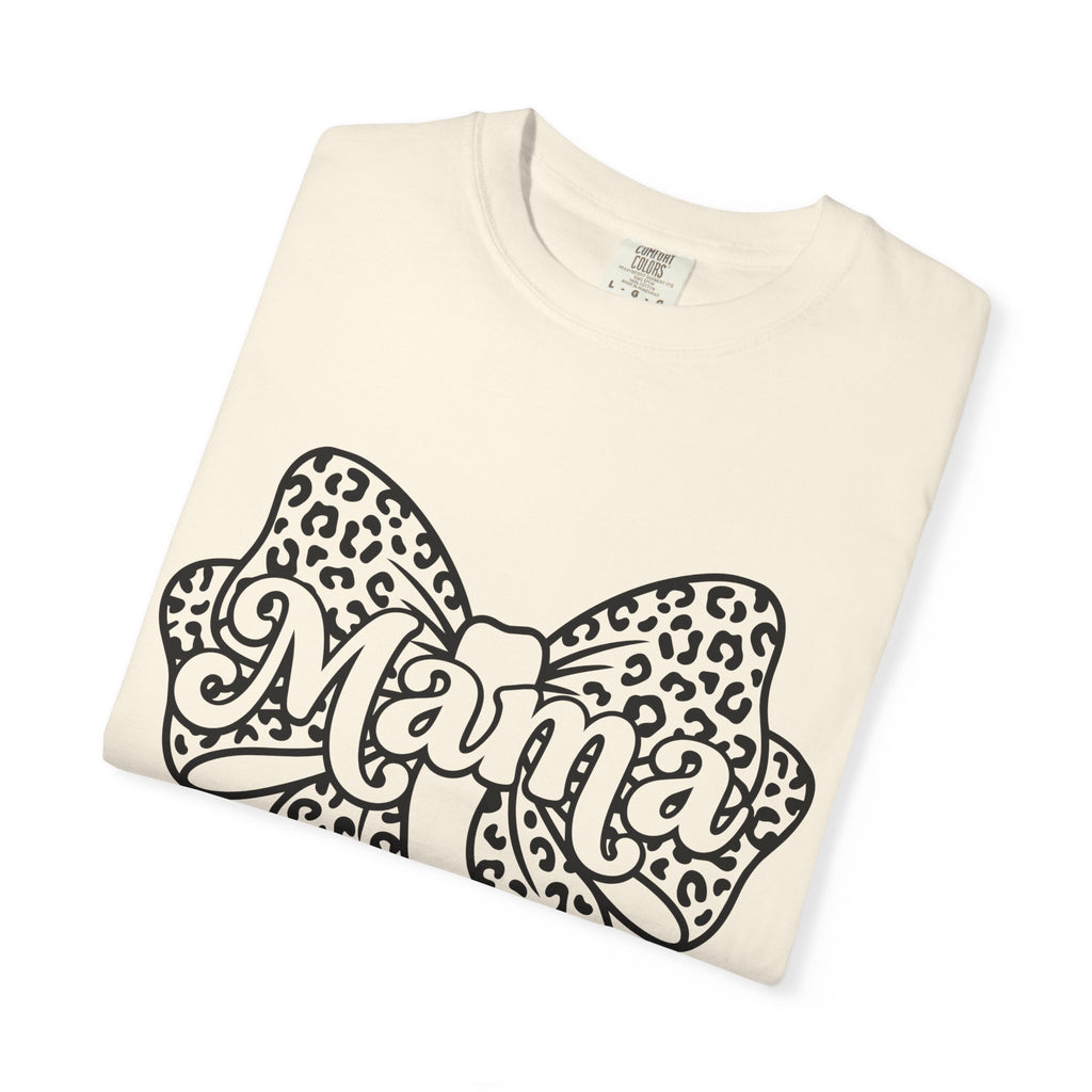 Mama Leopard Bow T-Shirt