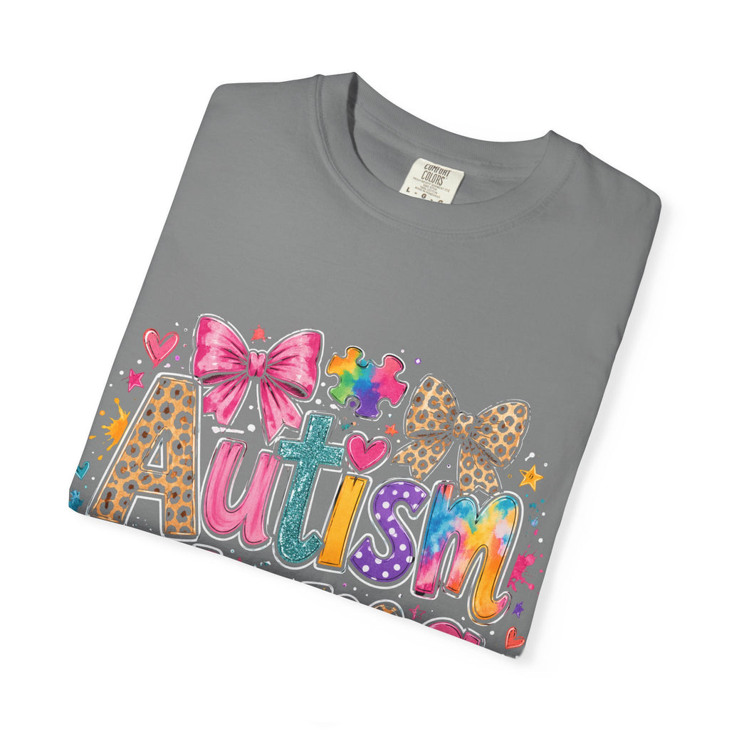 Autism Mama T-Shirt — Colorful Puzzle Heart Mom Tee for Autism Awareness