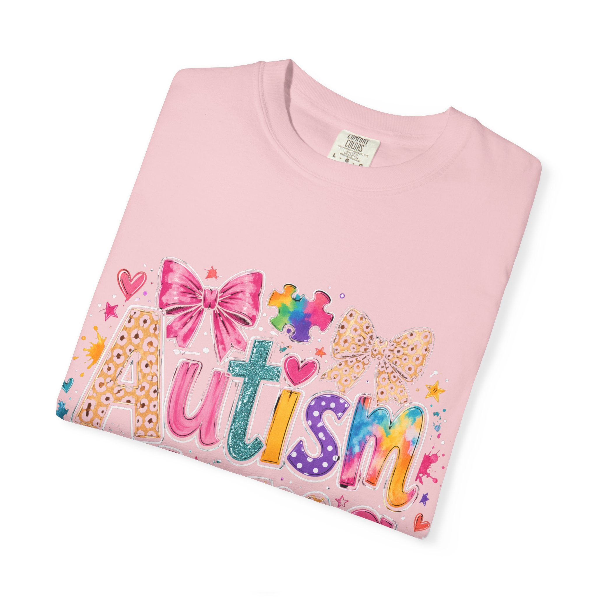 Autism Mama T-Shirt — Colorful Puzzle Heart Mom Tee for Autism Awareness