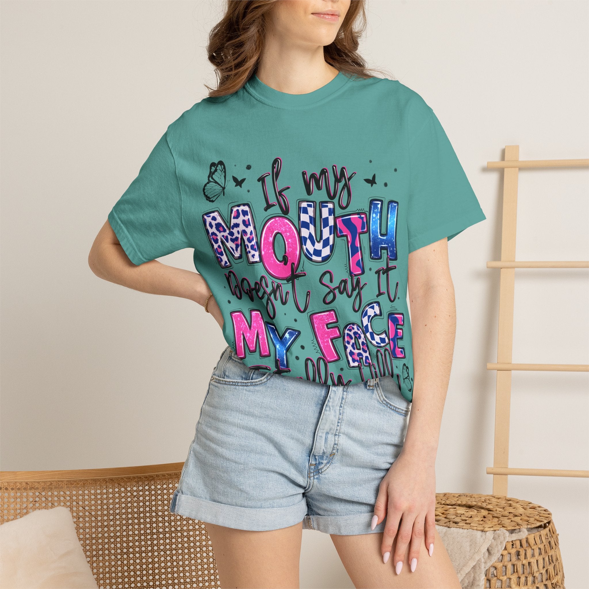 If My Mouth Doesn’t Say It My Face Totally Will T-Shirt