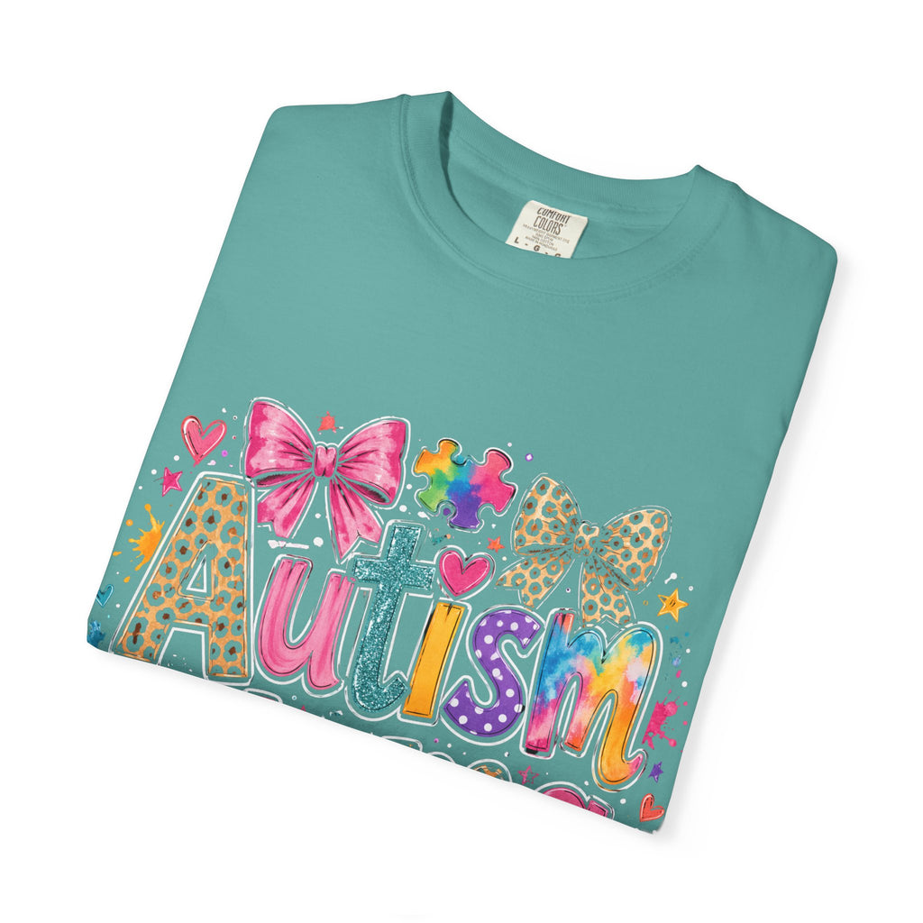 Autism Mama T-Shirt — Colorful Puzzle Heart Mom Tee for Autism Awareness