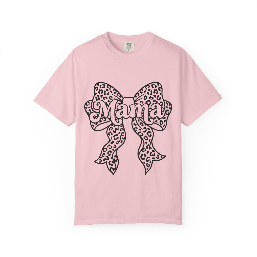 Mama Leopard Bow T-Shirt