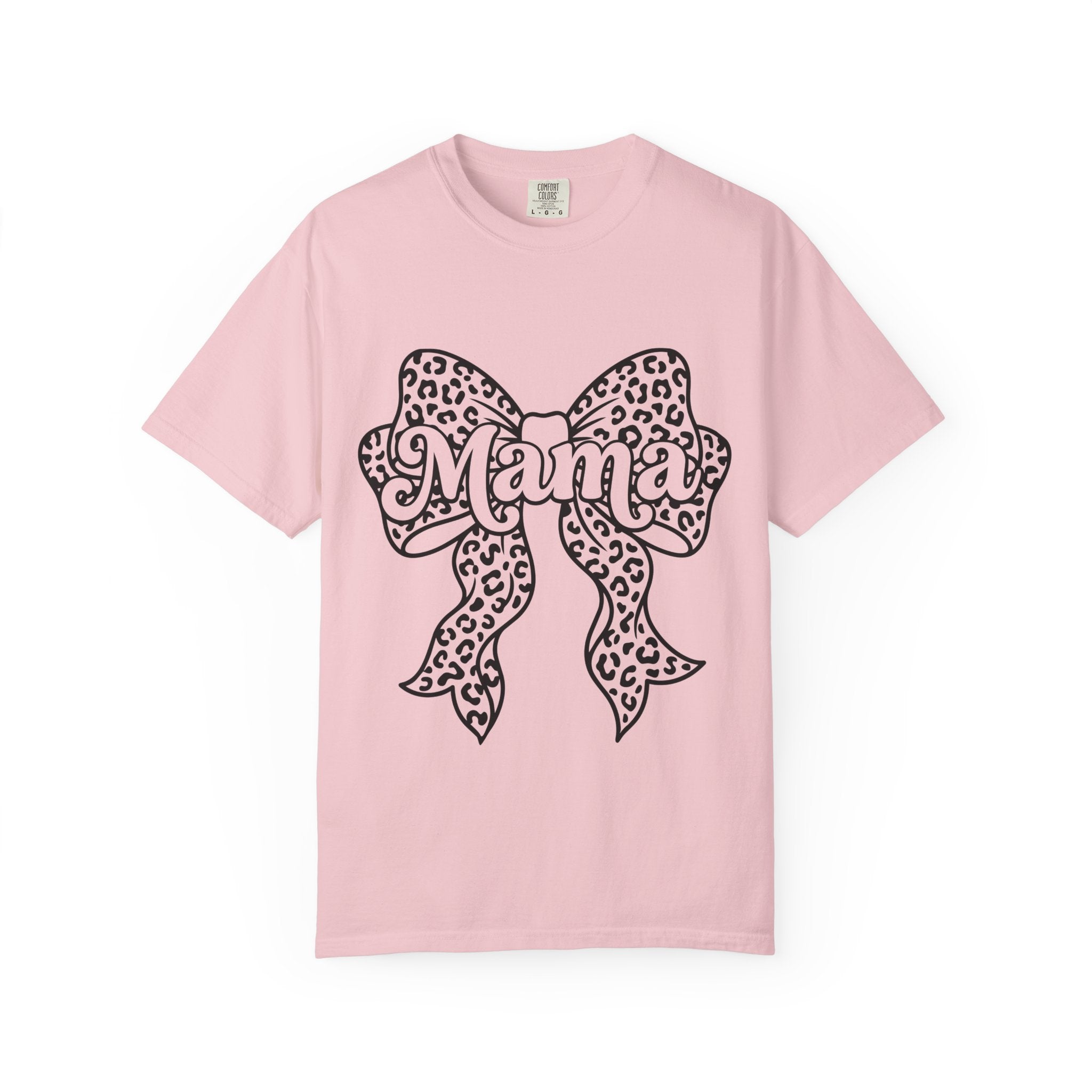 Mama Leopard Bow T-Shirt