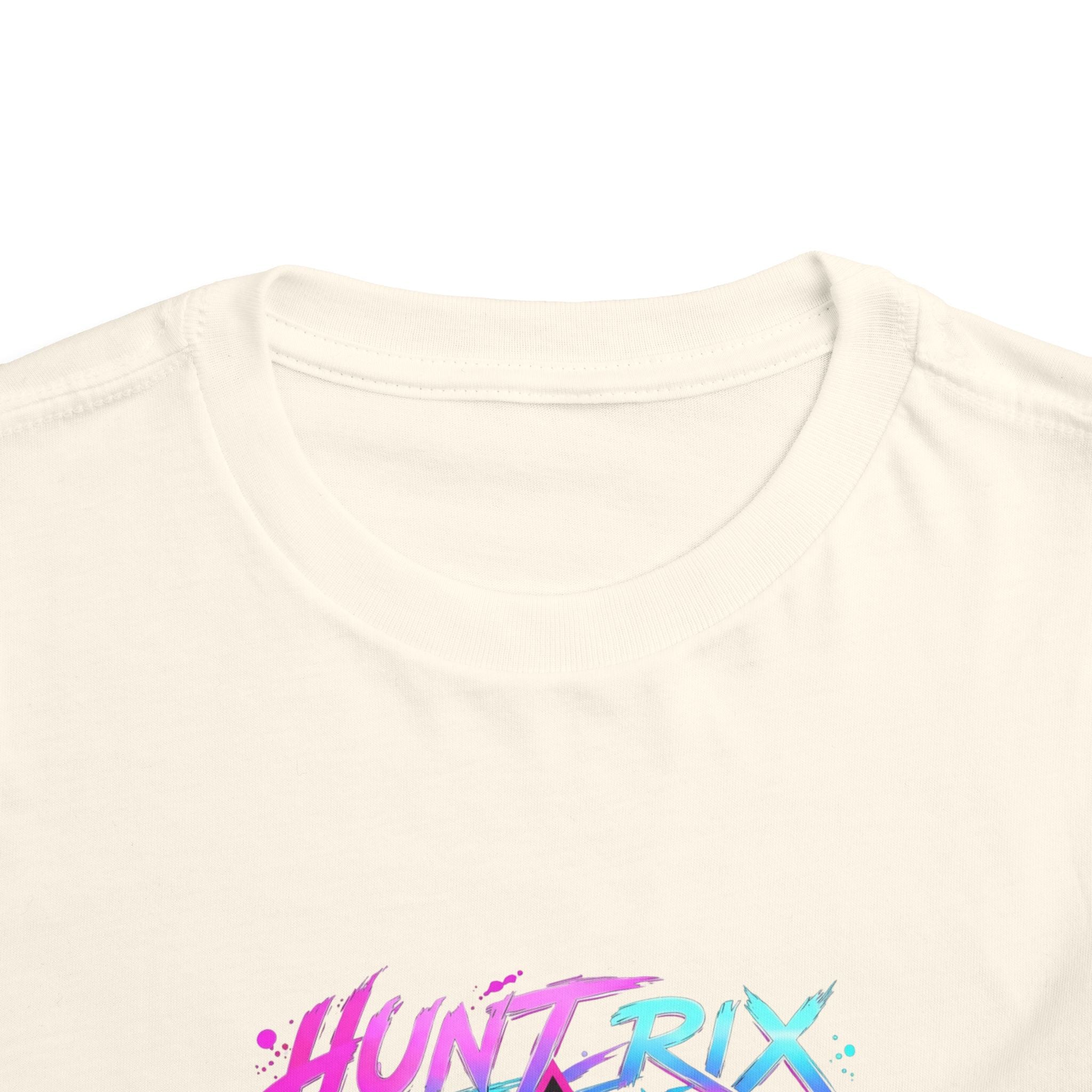 Toddler Tee — 'Huntrix' Neon Anime Girl Squad Graphic