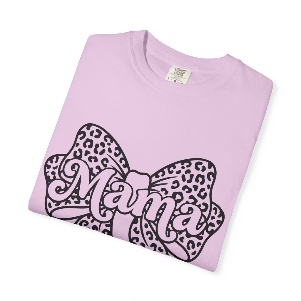 Mama Leopard Bow T-Shirt