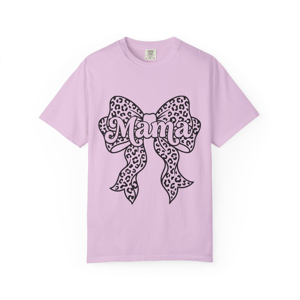 Mama Leopard Bow T-Shirt