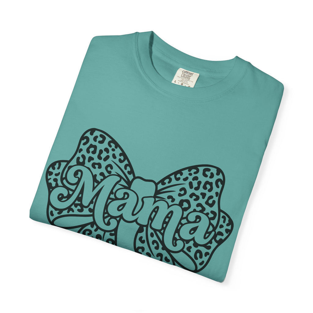 Mama Leopard Bow T-Shirt