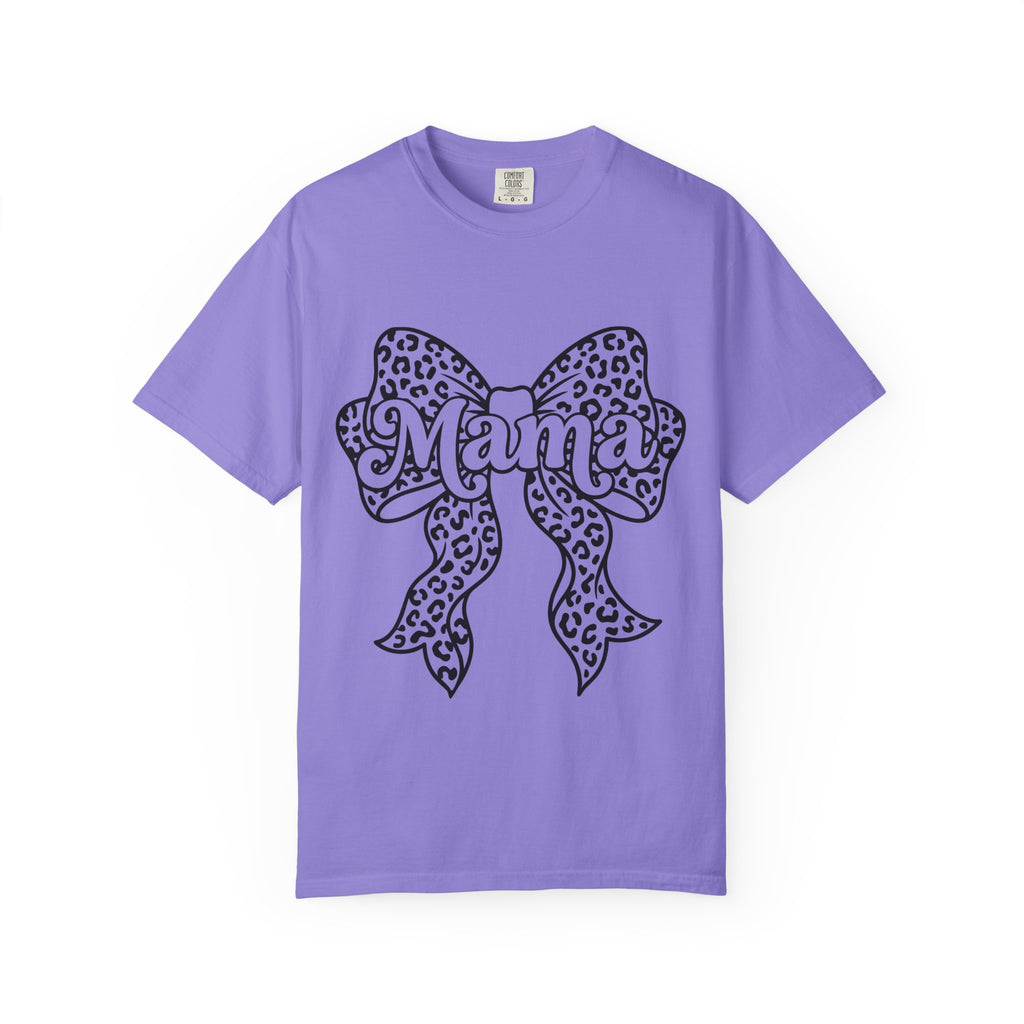 Mama Leopard Bow T-Shirt