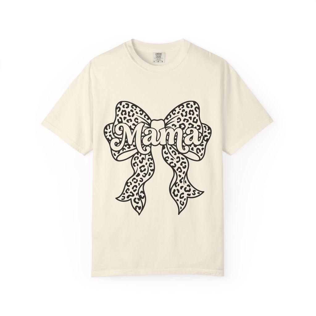 Mama Leopard Bow T-Shirt