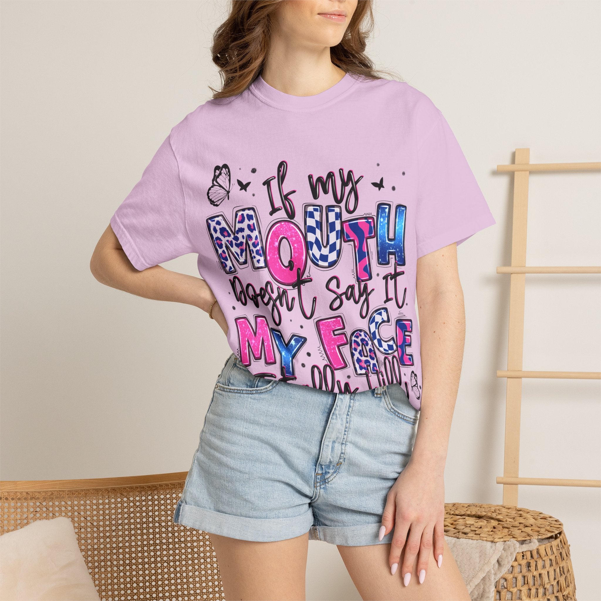 If My Mouth Doesn’t Say It My Face Totally Will T-Shirt