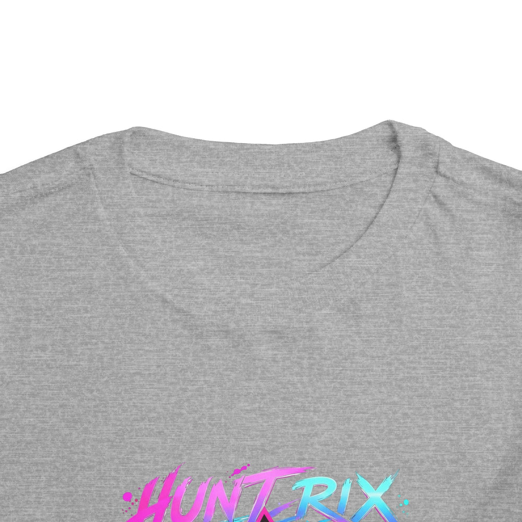 Toddler Tee — 'Huntrix' Neon Anime Girl Squad Graphic
