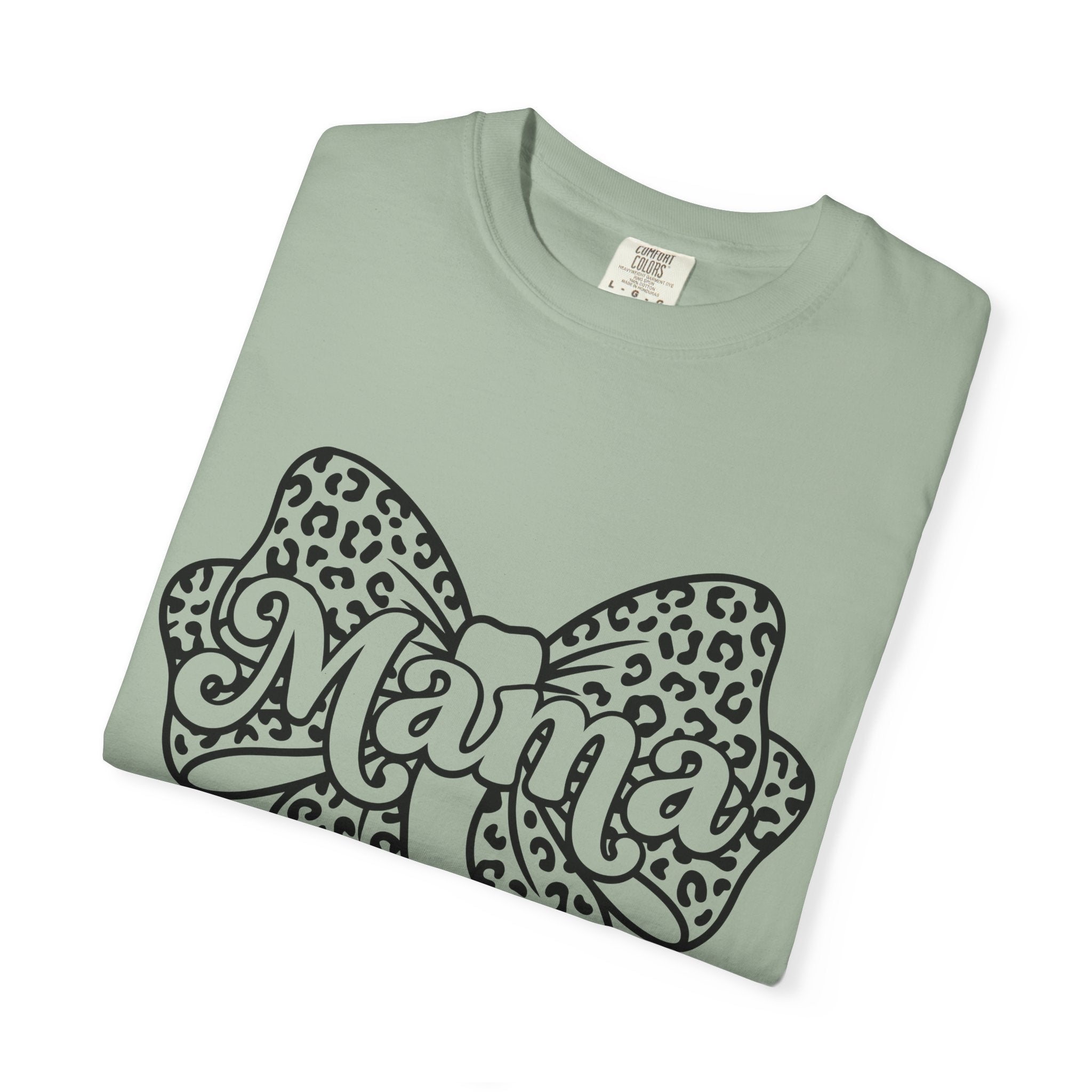 Mama Leopard Bow T-Shirt
