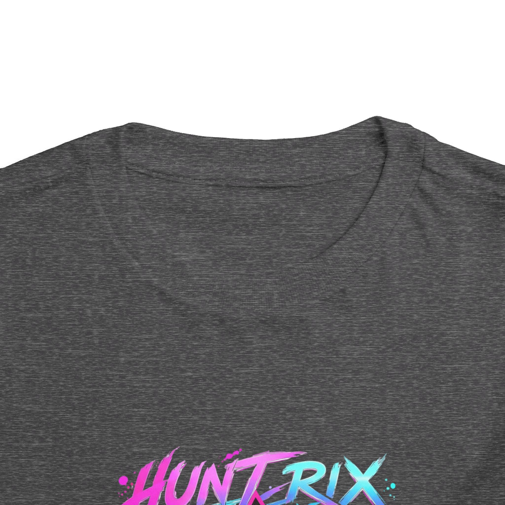 Toddler Tee — 'Huntrix' Neon Anime Girl Squad Graphic