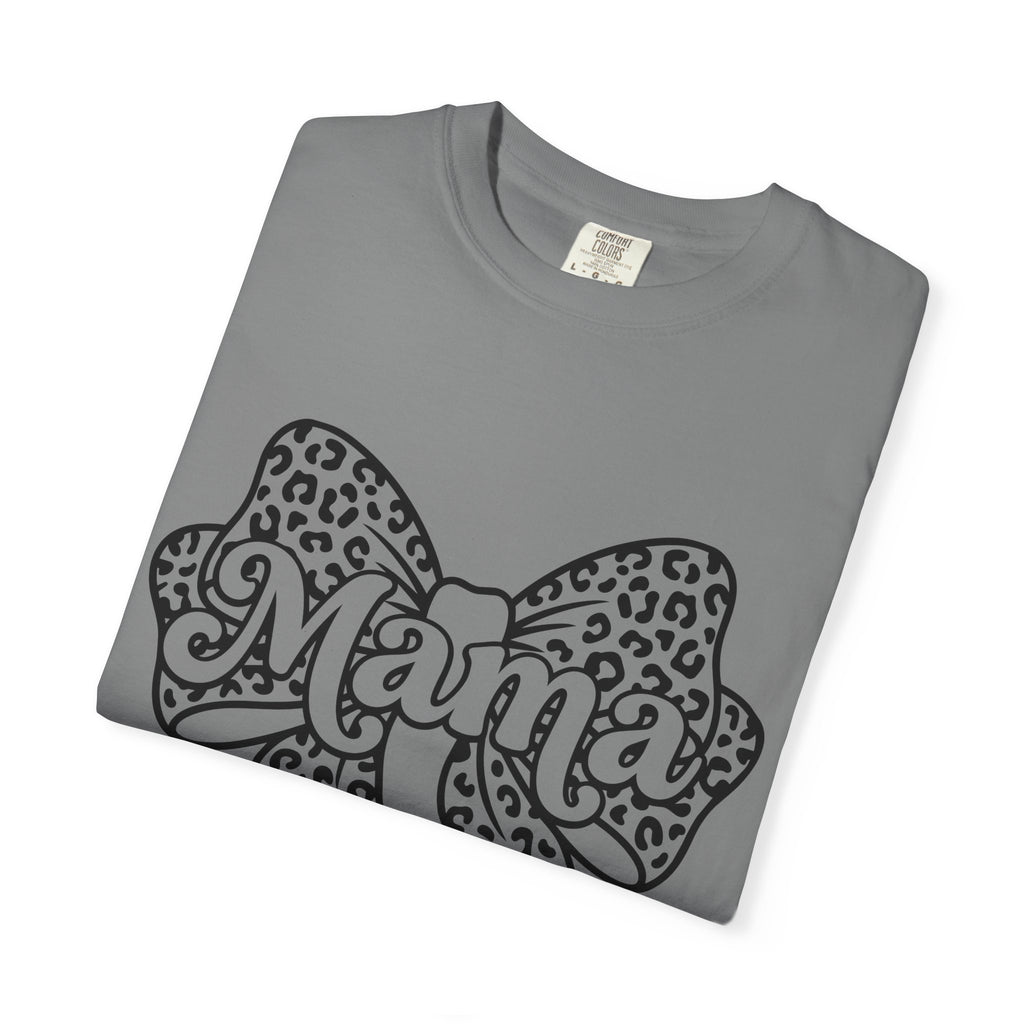 Mama Leopard Bow T-Shirt