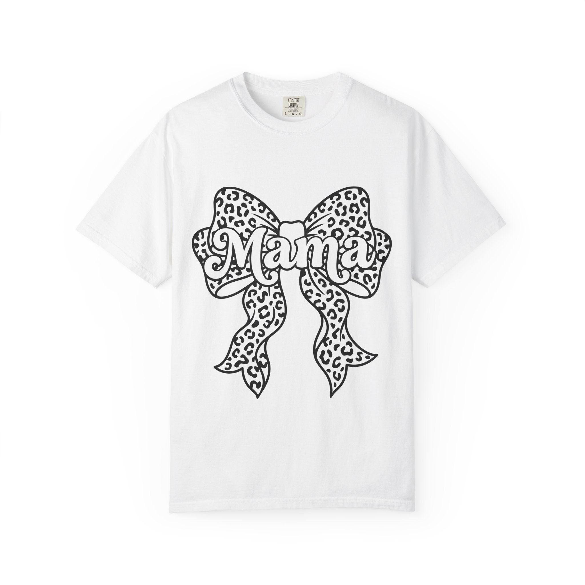 Mama Leopard Bow T-Shirt