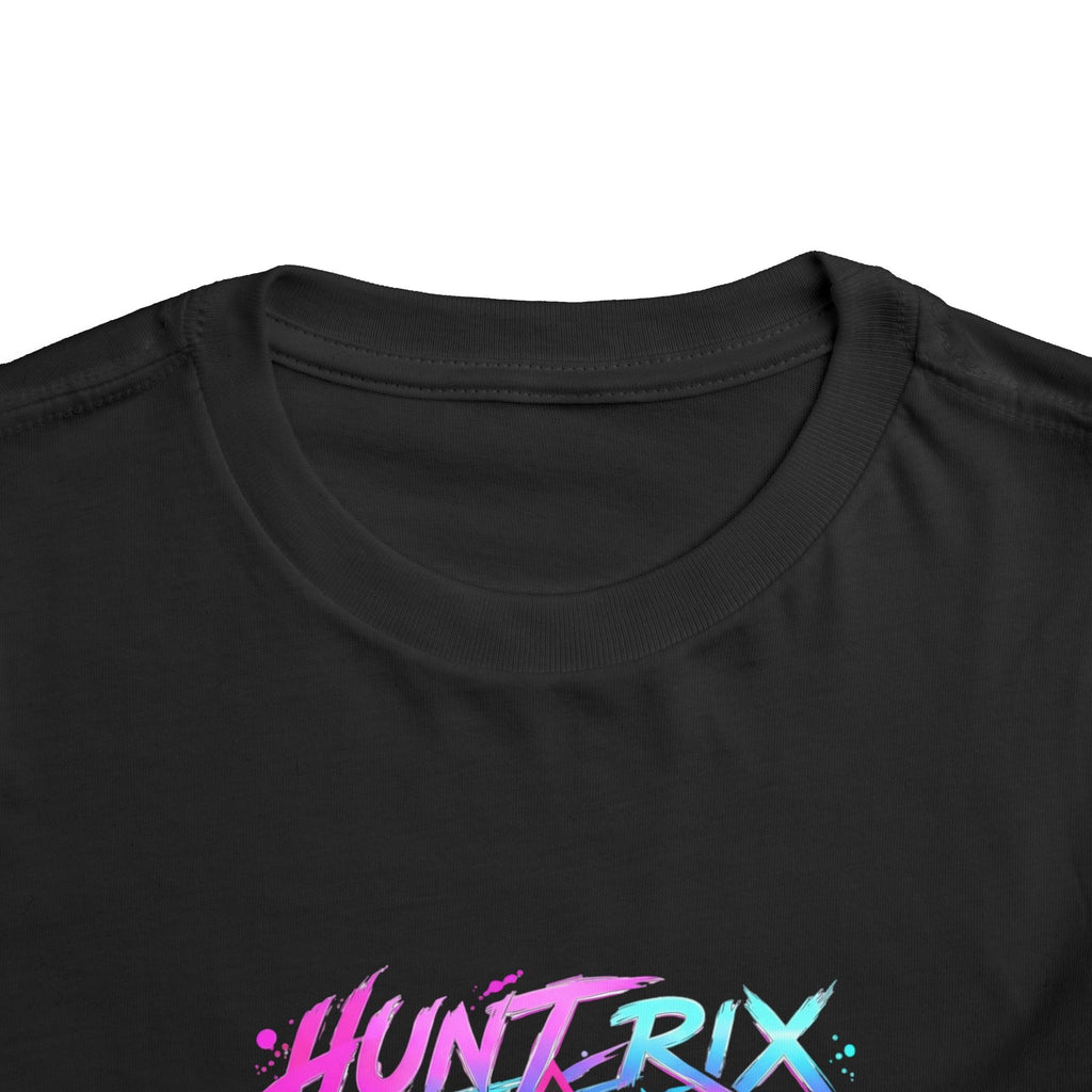 Toddler Tee — 'Huntrix' Neon Anime Girl Squad Graphic