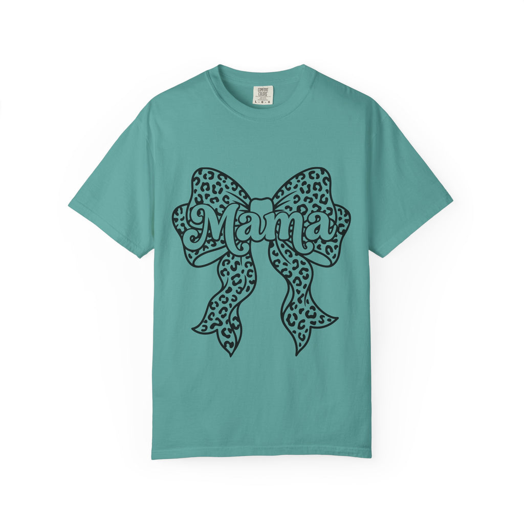 Mama Leopard Bow T-Shirt