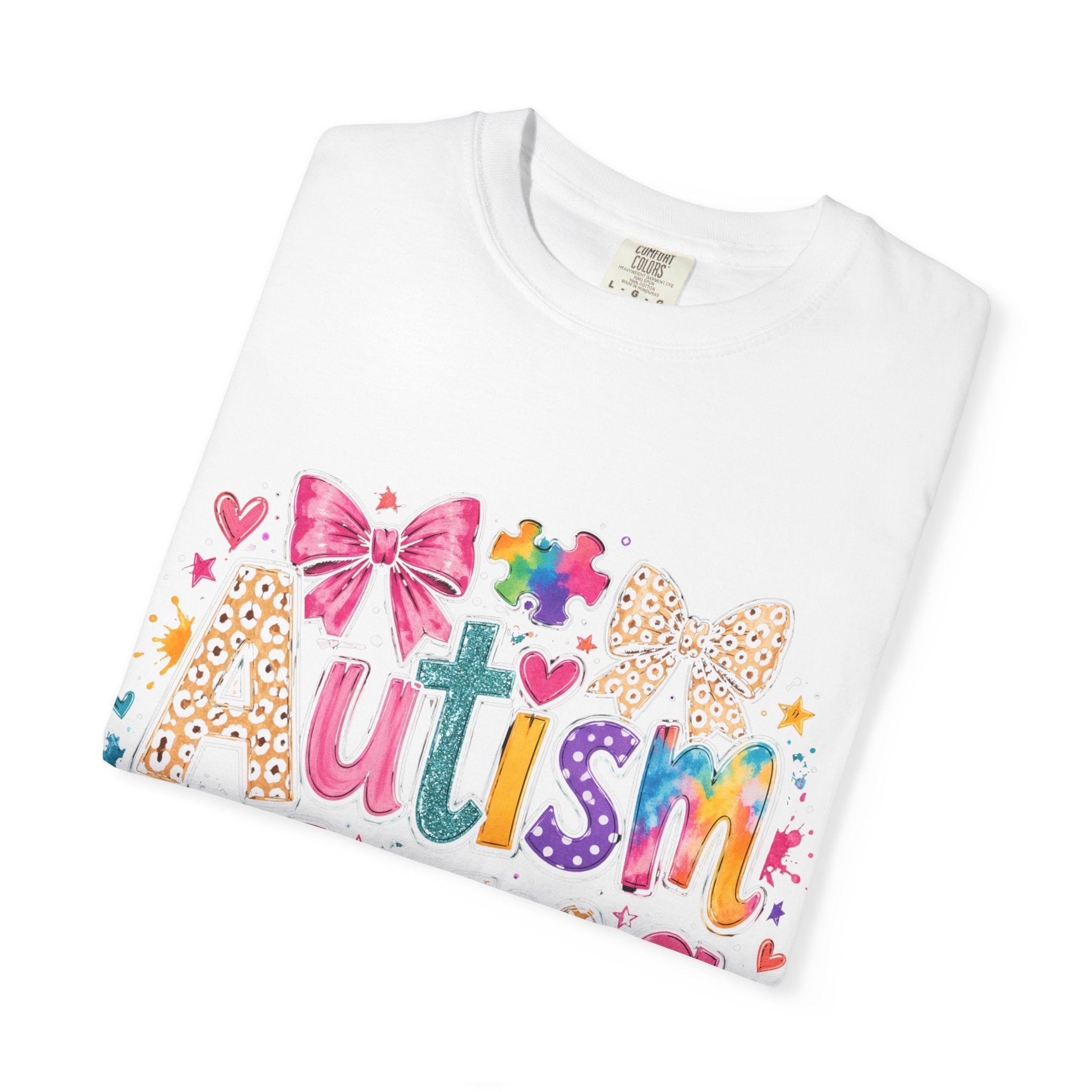 Autism Mama T-Shirt — Colorful Puzzle Heart Mom Tee for Autism Awareness
