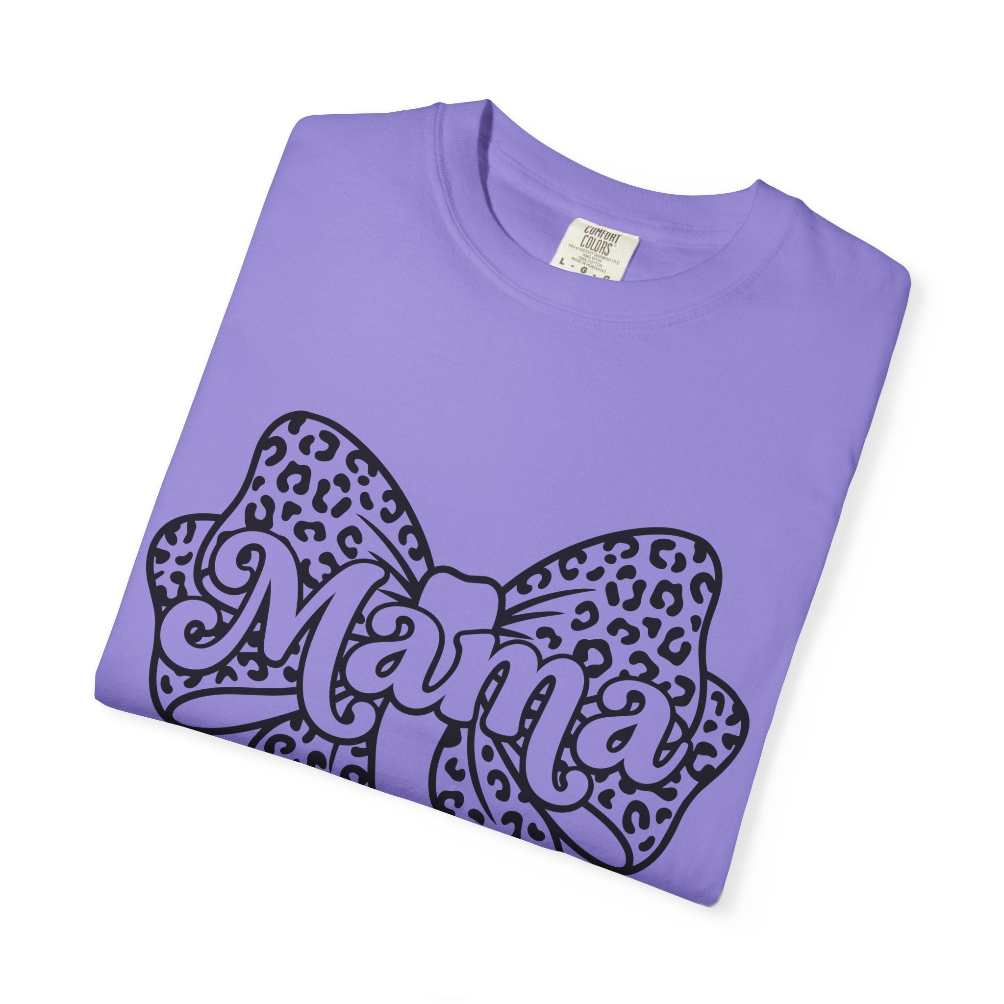 Mama Leopard Bow T-Shirt