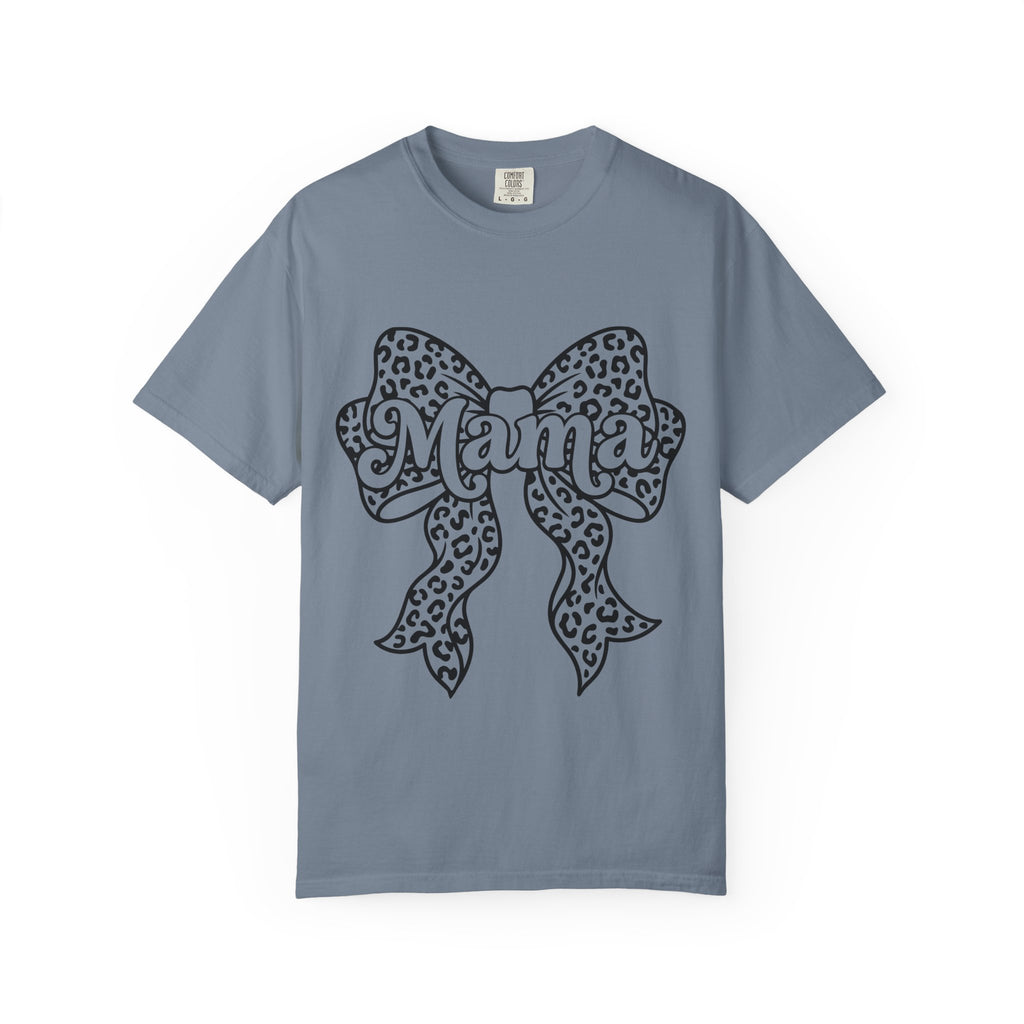 Mama Leopard Bow T-Shirt